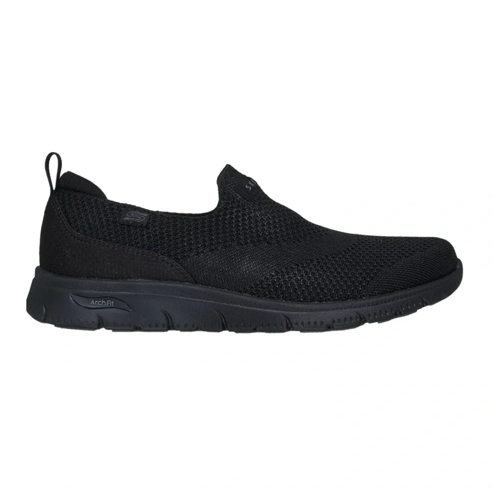 Skechers Arch Fit Refine 2.0 Cascade Black Slip-On Shoes 6.5 - Picture 4 of 9